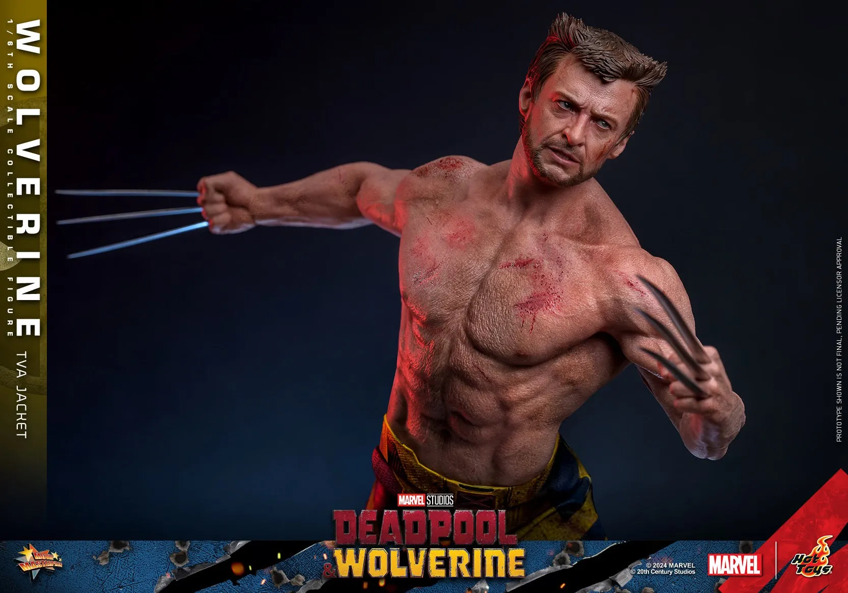 HOT TOYS MARVEL’S DEADPOOL & WOLVERINE - 1/6TH SCALE WOLVERINE (TVA JACKET VERSION) COLLECTIBLE FIGURE - MMS756 (PRE-ORDER)