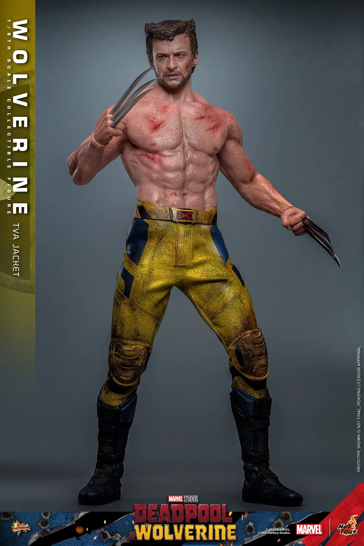 HOT TOYS MARVEL’S DEADPOOL & WOLVERINE - 1/6TH SCALE WOLVERINE (TVA JACKET VERSION) COLLECTIBLE FIGURE - MMS756 (PRE-ORDER)