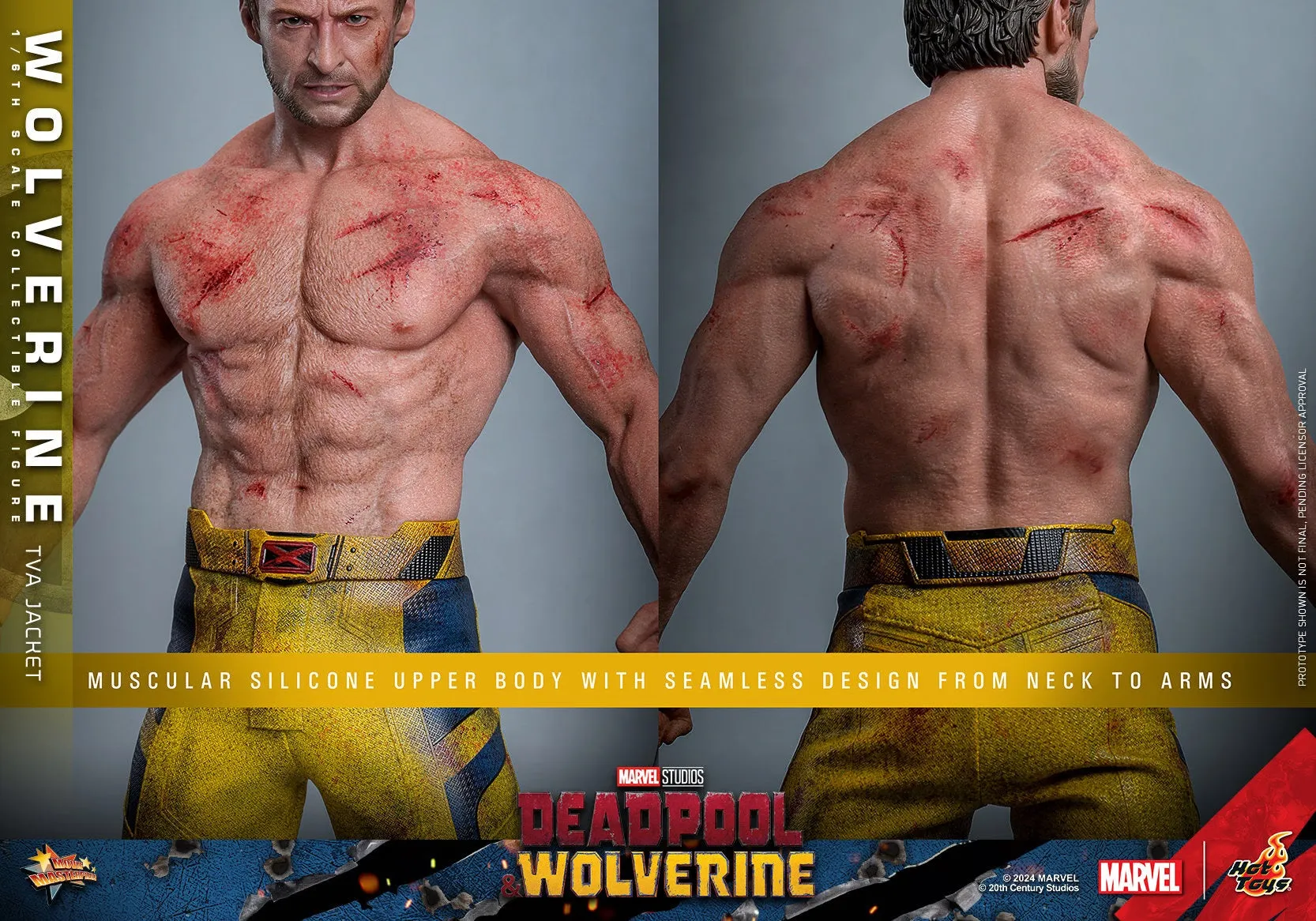 HOT TOYS MARVEL’S DEADPOOL & WOLVERINE - 1/6TH SCALE WOLVERINE (TVA JACKET VERSION) COLLECTIBLE FIGURE - MMS756 (PRE-ORDER)