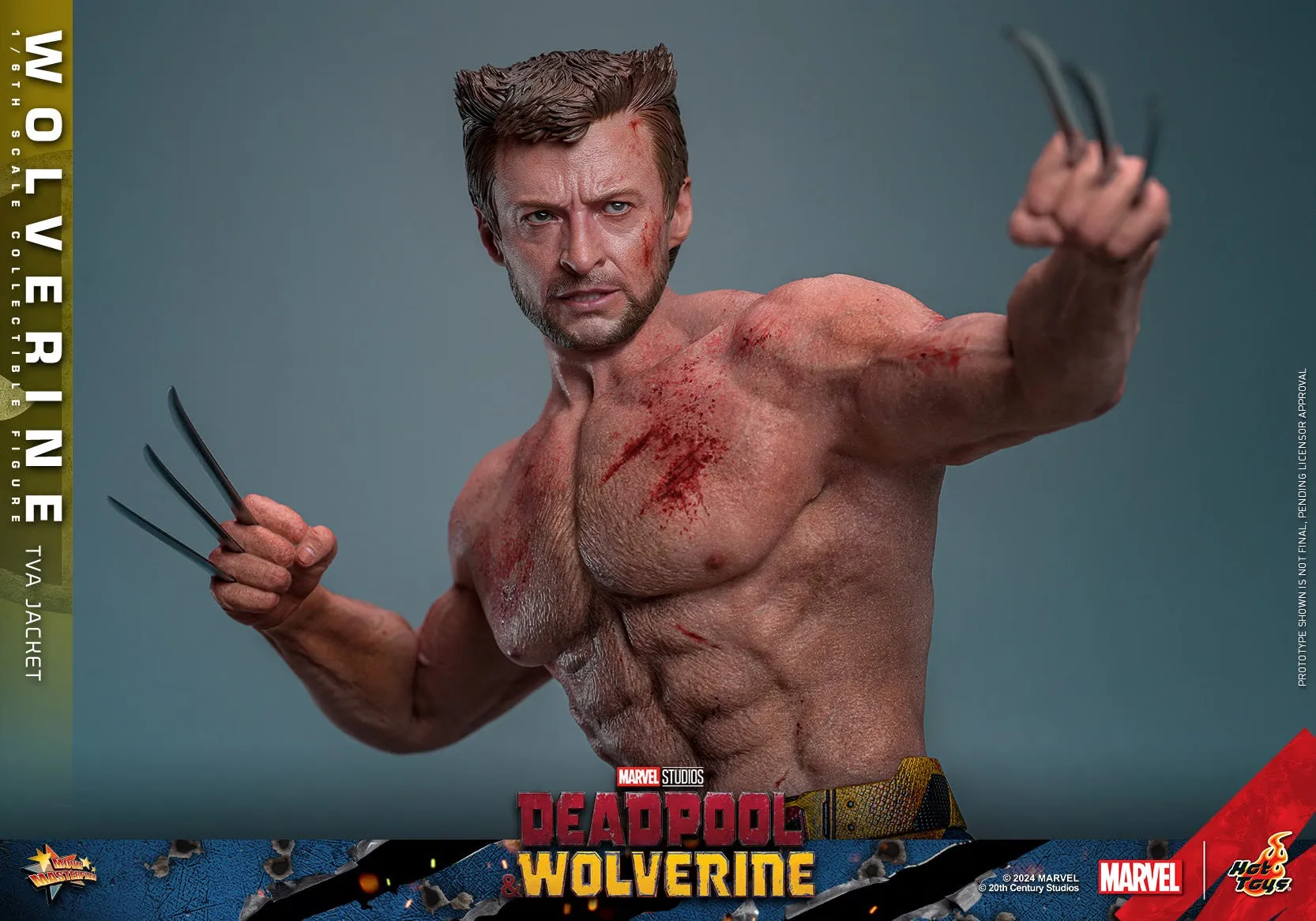 HOT TOYS MARVEL’S DEADPOOL & WOLVERINE - 1/6TH SCALE WOLVERINE (TVA JACKET VERSION) COLLECTIBLE FIGURE - MMS756 (PRE-ORDER)