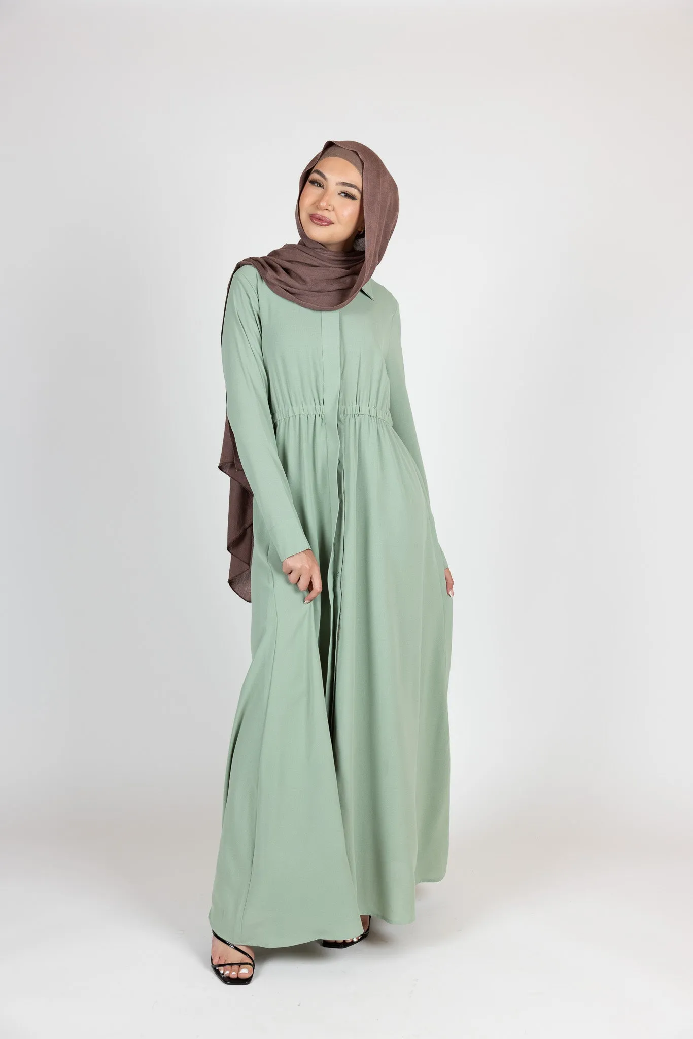 Ilona Button Maxi Dress