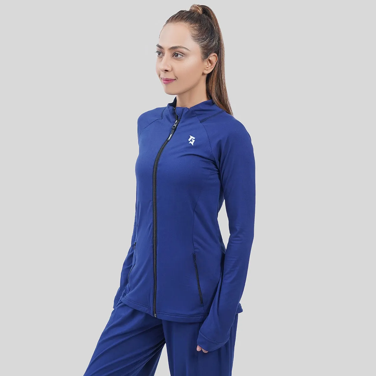 Infinity Zip Up Jacket (Blue)