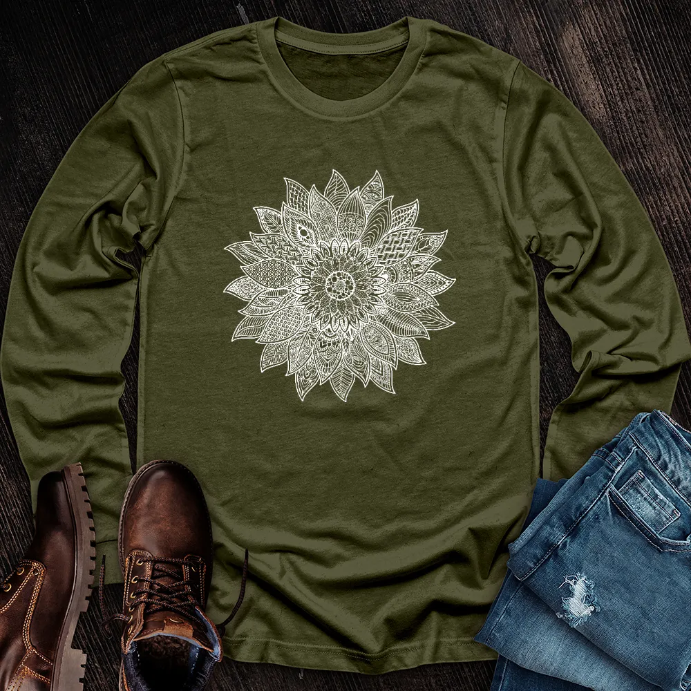 Ivory Sunflower Long Sleeve