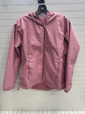 Jacket Windbreaker By Natural Reflections In Pink, Size: S