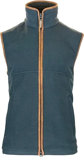 JP  Mens Countryman Fleece Gilet Deep Aqua