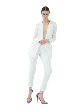 Kikisix white blazer