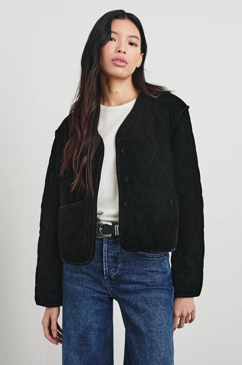 Kiko Jacket- Black Velvet