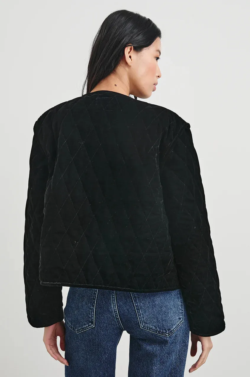 Kiko Jacket- Black Velvet