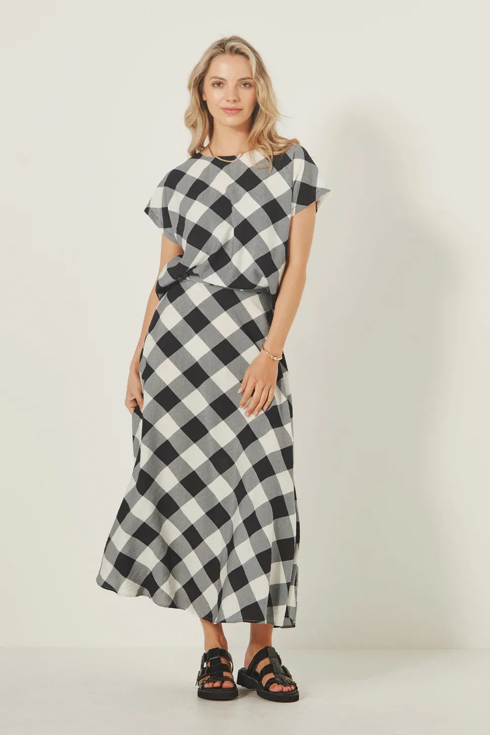 Lemon Tree - Valeria Skirt in Gingham