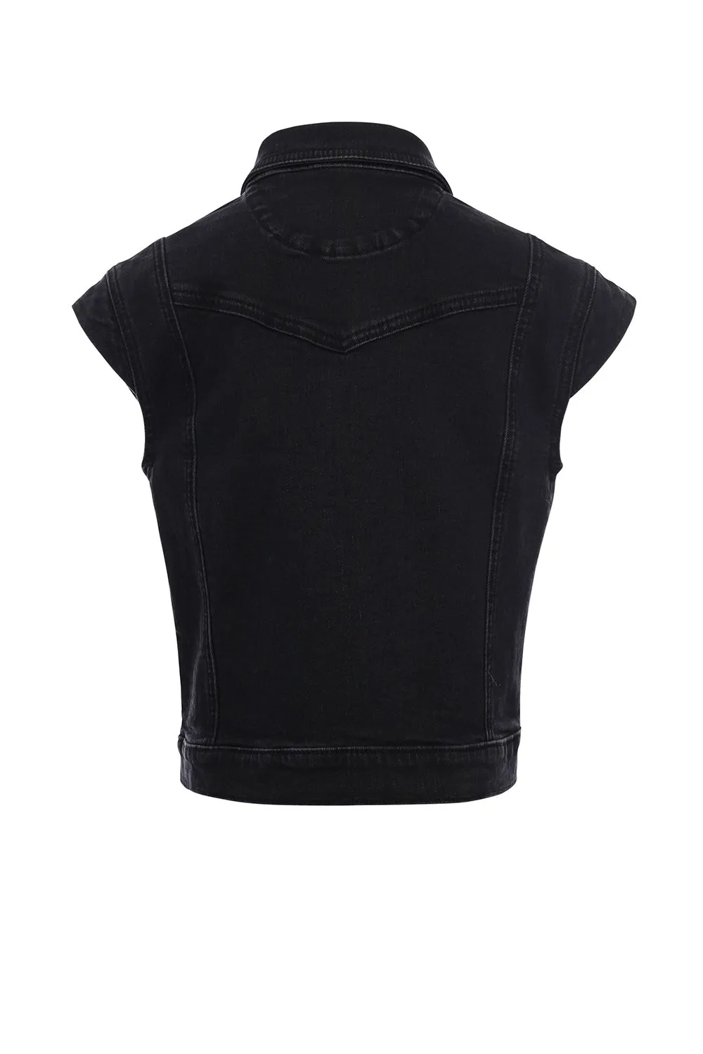 LOOXS 10sixteen Black Denim Gilet