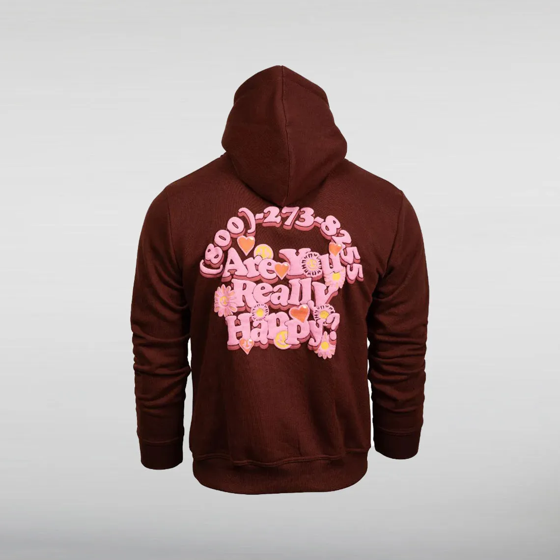 Maroon Euphoric Pullover Hoodie