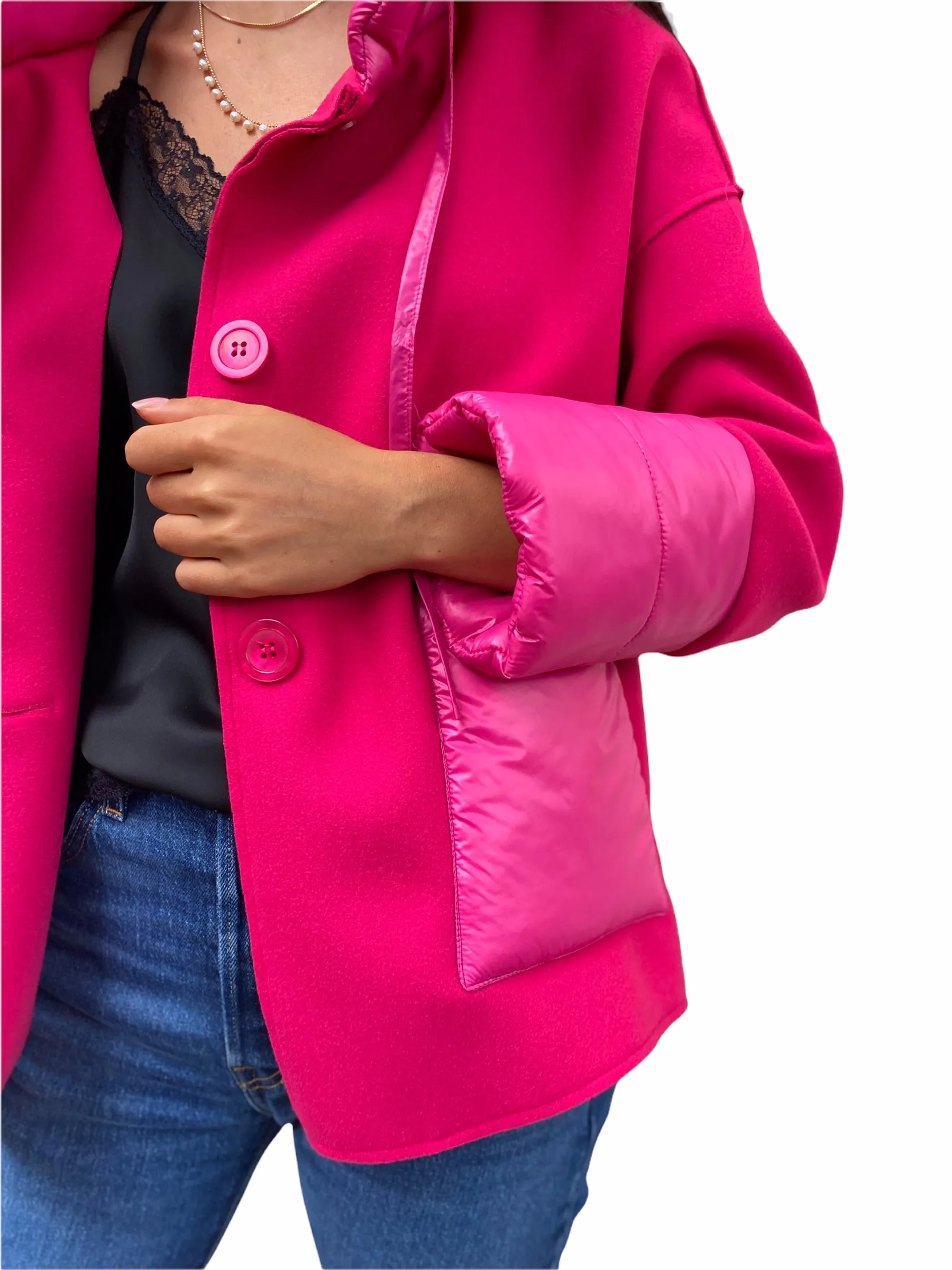 Maryley fuchsia short jacket