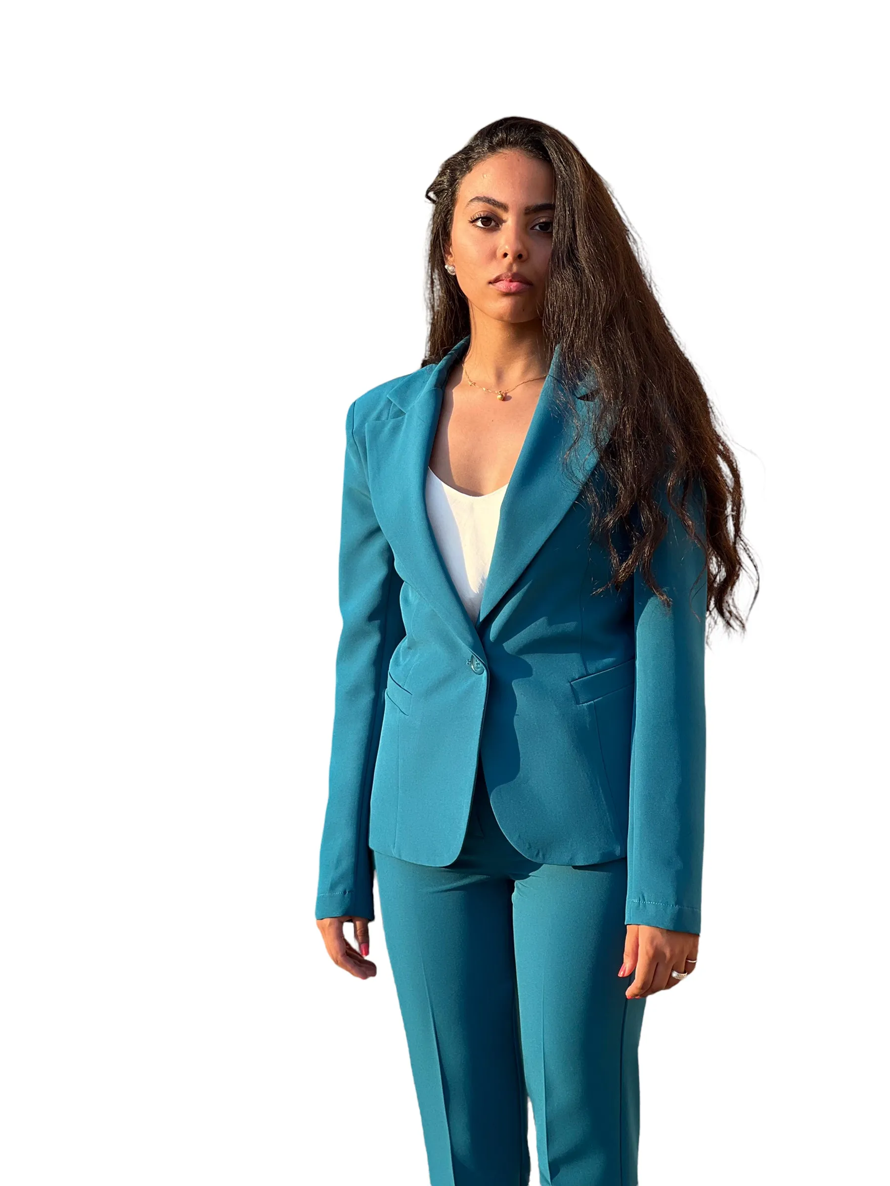 Maryley teal jacket