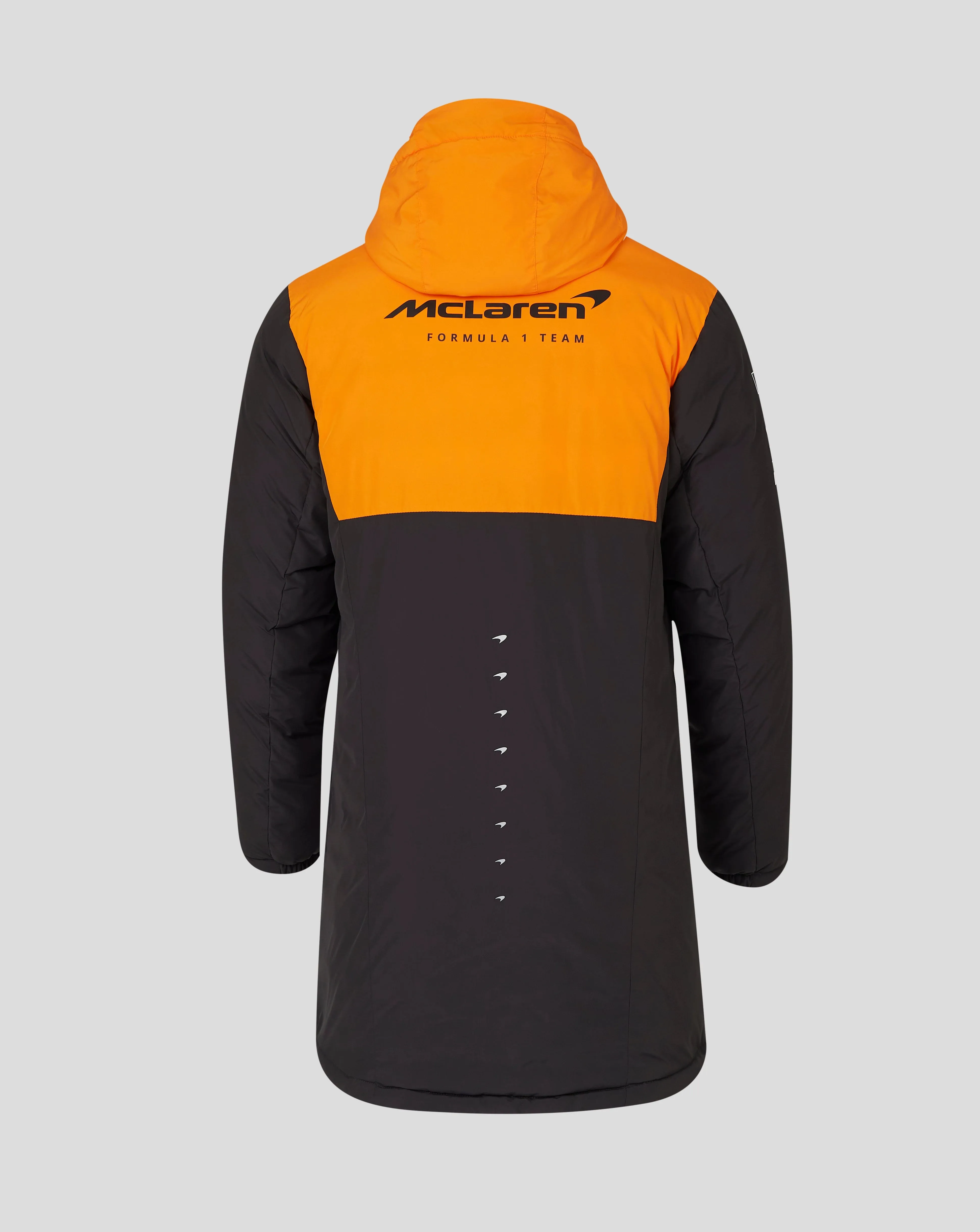 McLaren F1 2024 Team Longline Padded Jacket - Phantom