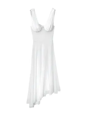 Monroe Dress in White