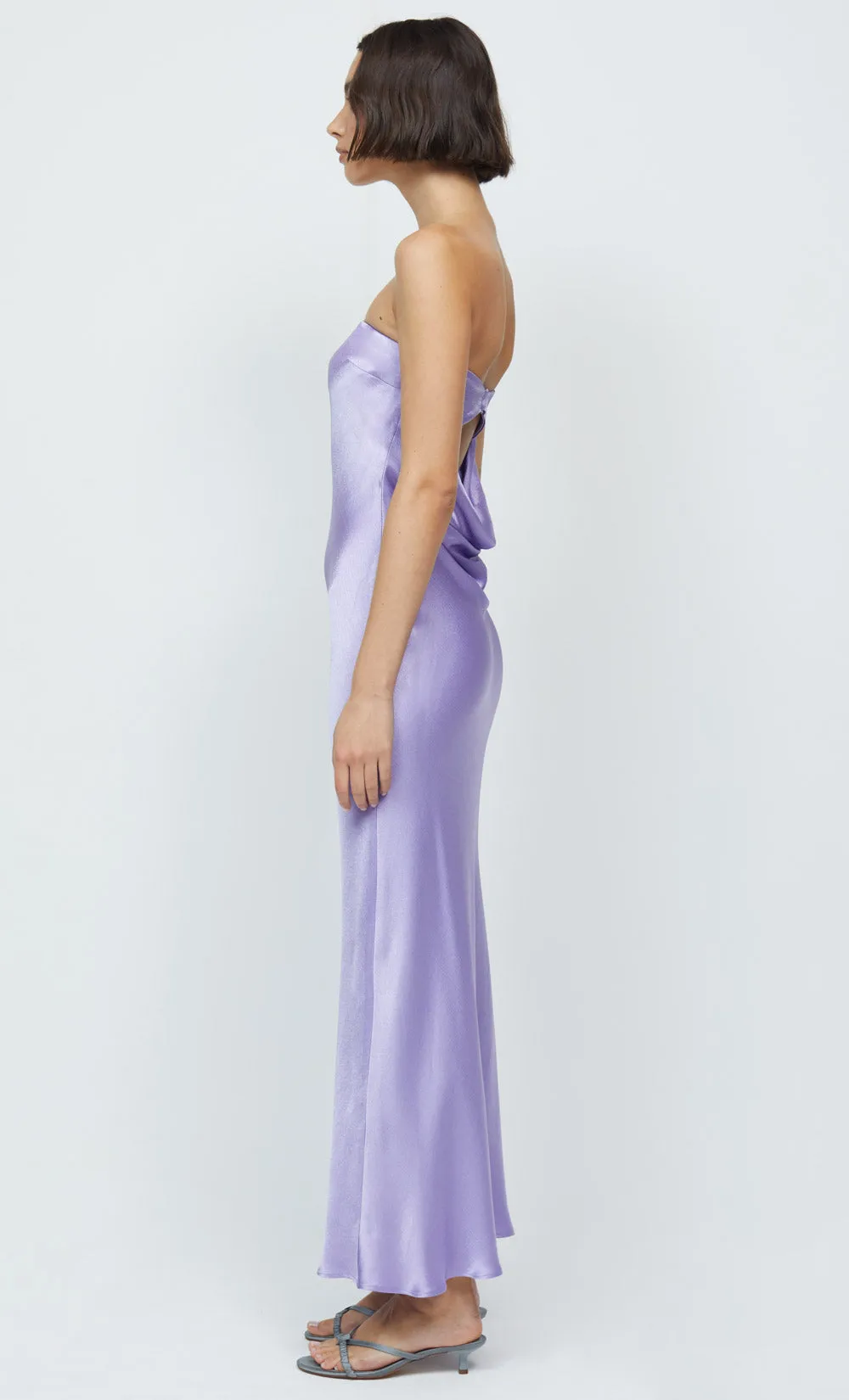 MOON DANCE STRAPLESS DRESS - LILAC