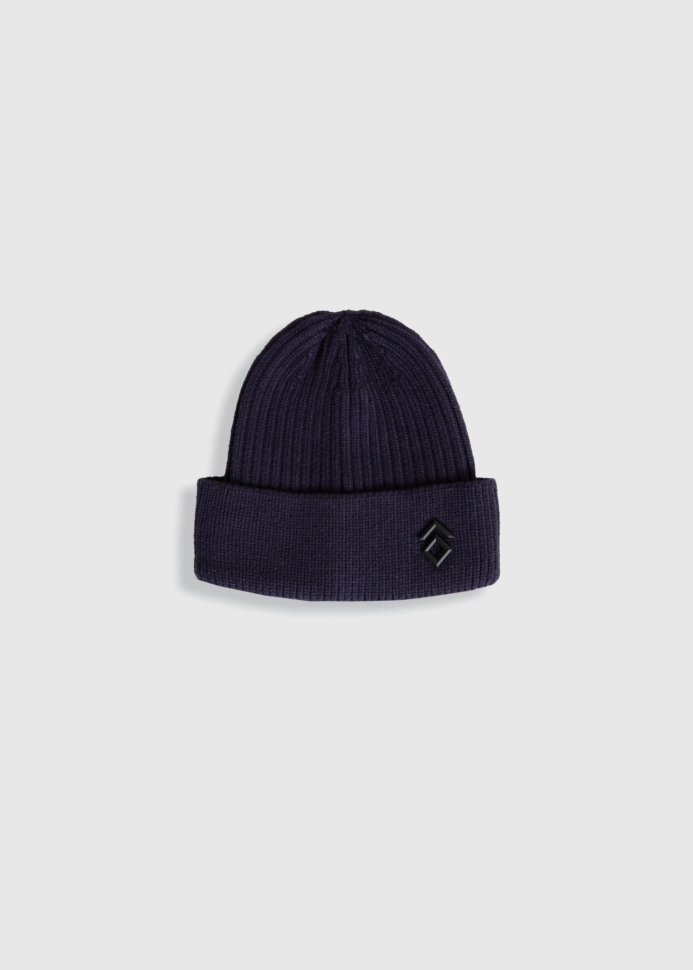 Navy Knitted Beanie Hat