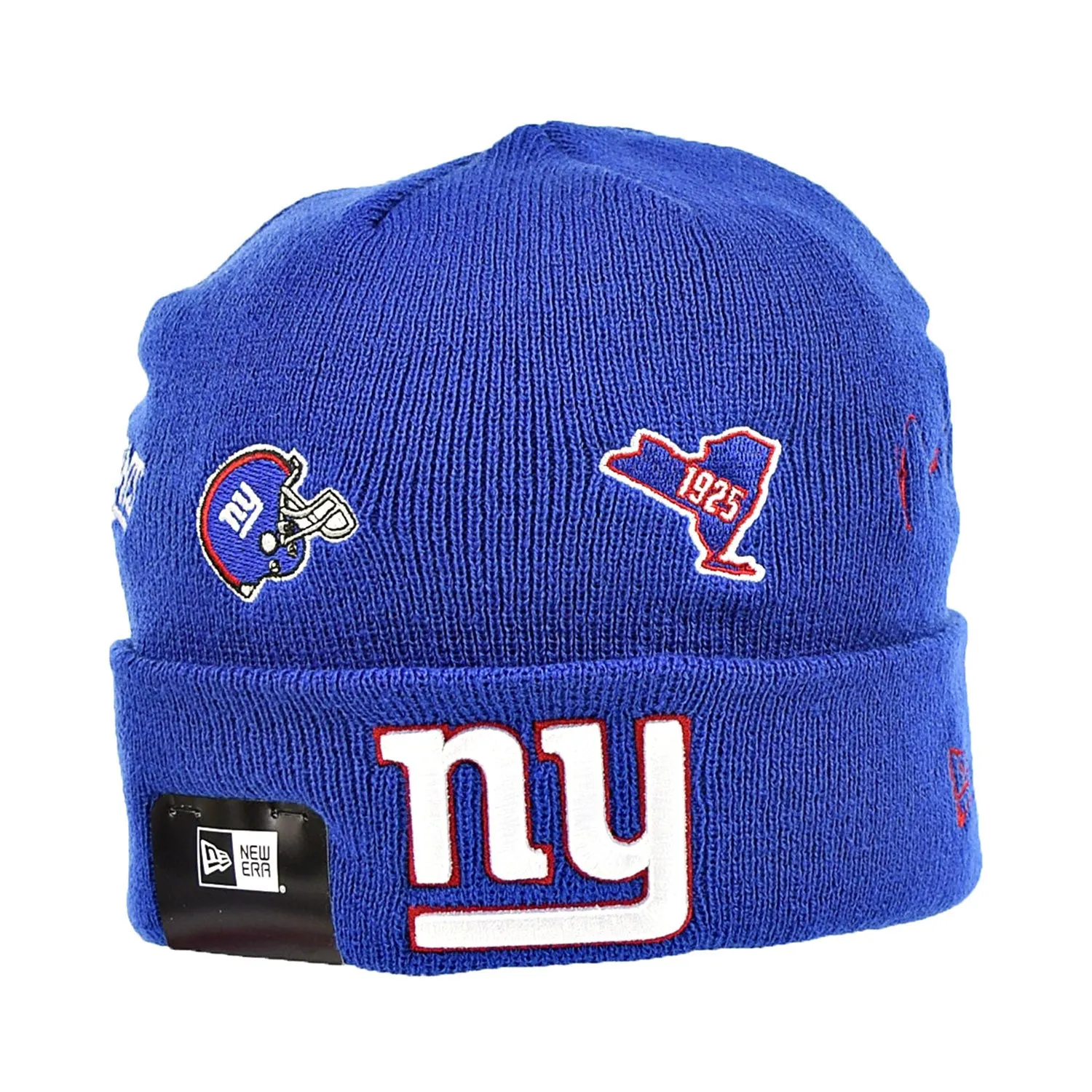 New Era New York Giants Identity Cuffed Knit Men's Winter Beanie Royal