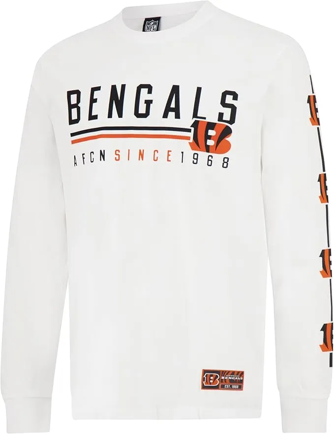 NFL Official Adults Super Soft Supreme Long Sleeve T-Shirt - Unisex|Cincinnati Bengals