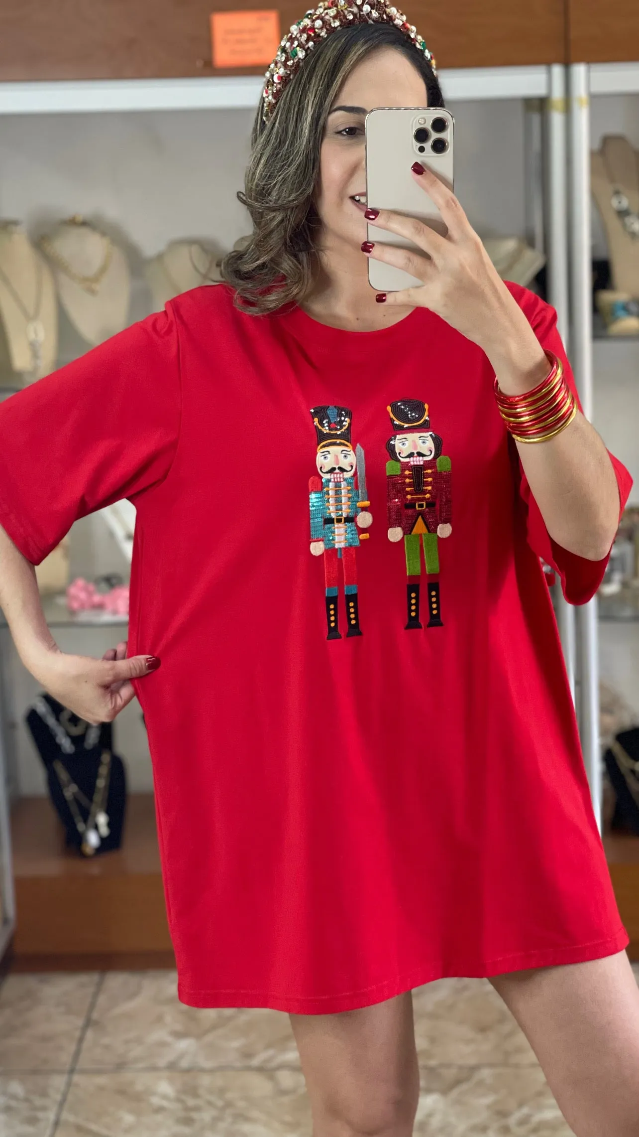 Nutcrackers T-Shirt Mini Dress