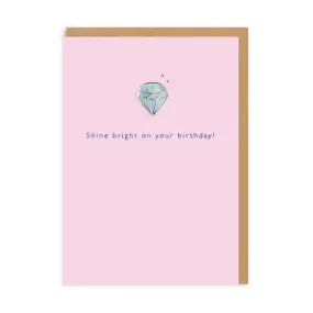 OD-EPC-3957 Diamond Enamel Pin Greeting Card