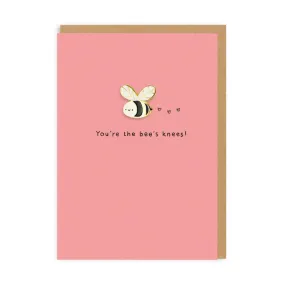 OD-EPC-4164 Bees Knees Enamel Pin Greeting Card