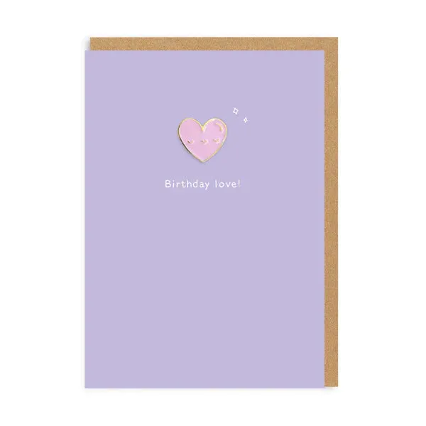 OD-EPC-4477 Birthday Love Enamel Birthday Card