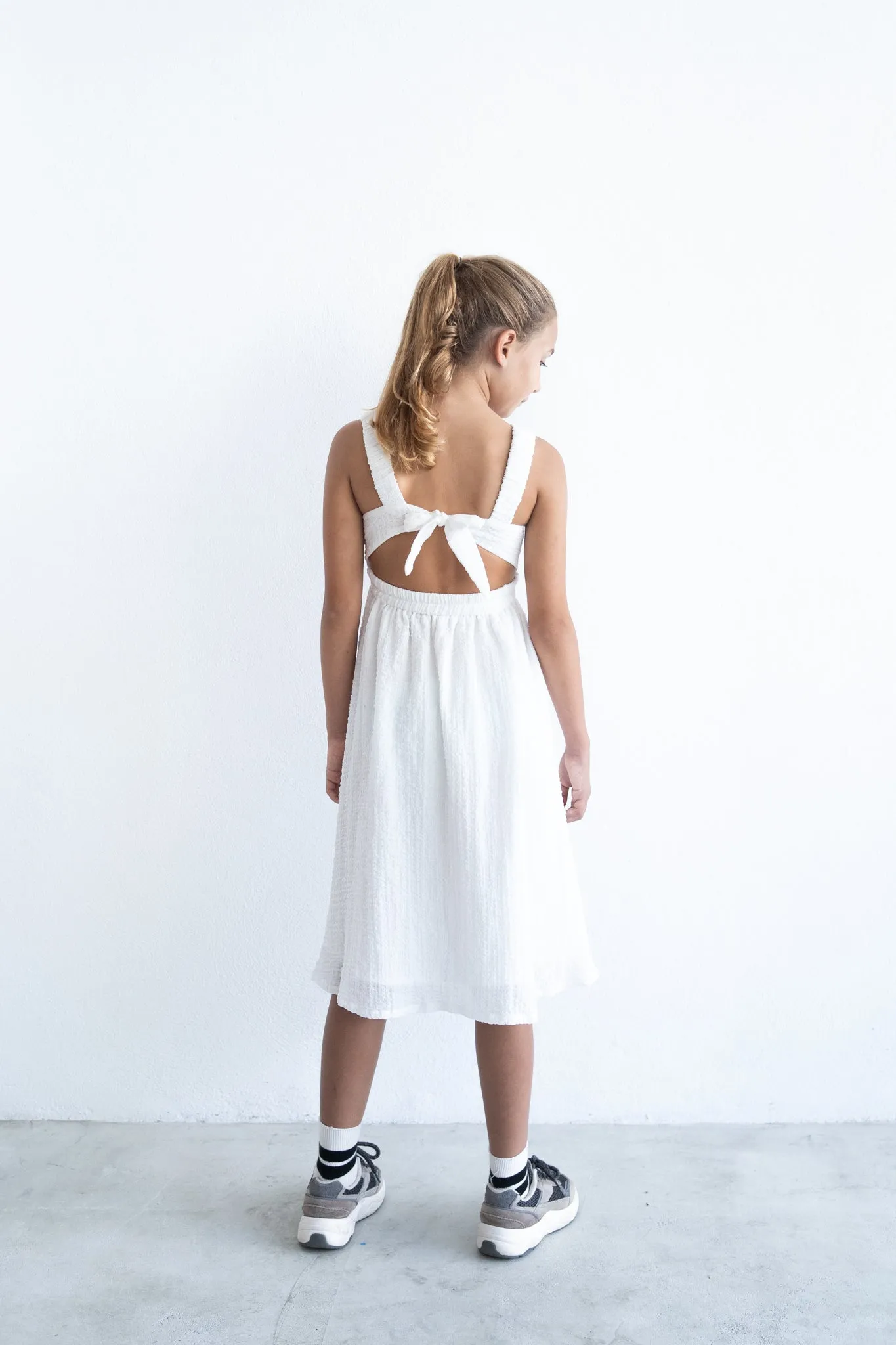 OPEN-BACK MAXI DRESS