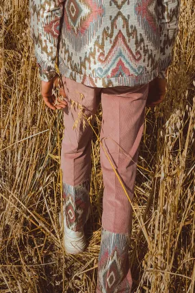 Pastel Pink Corduroy Pants