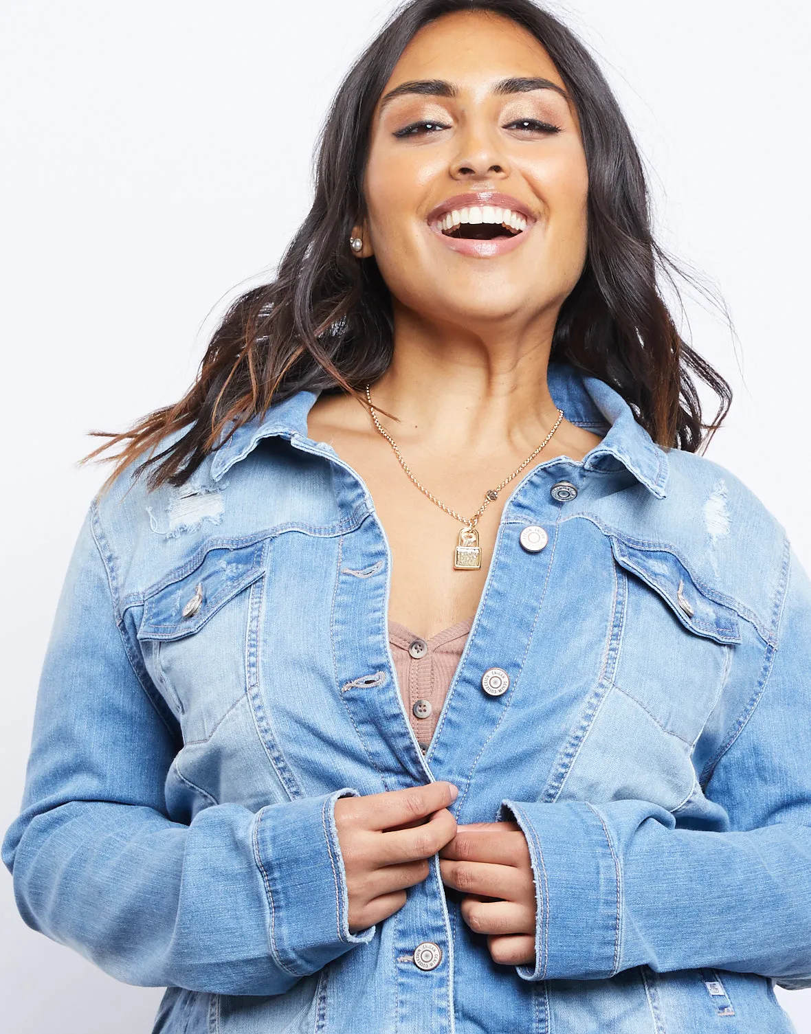 Plus Size Dreamy Denim Jacket