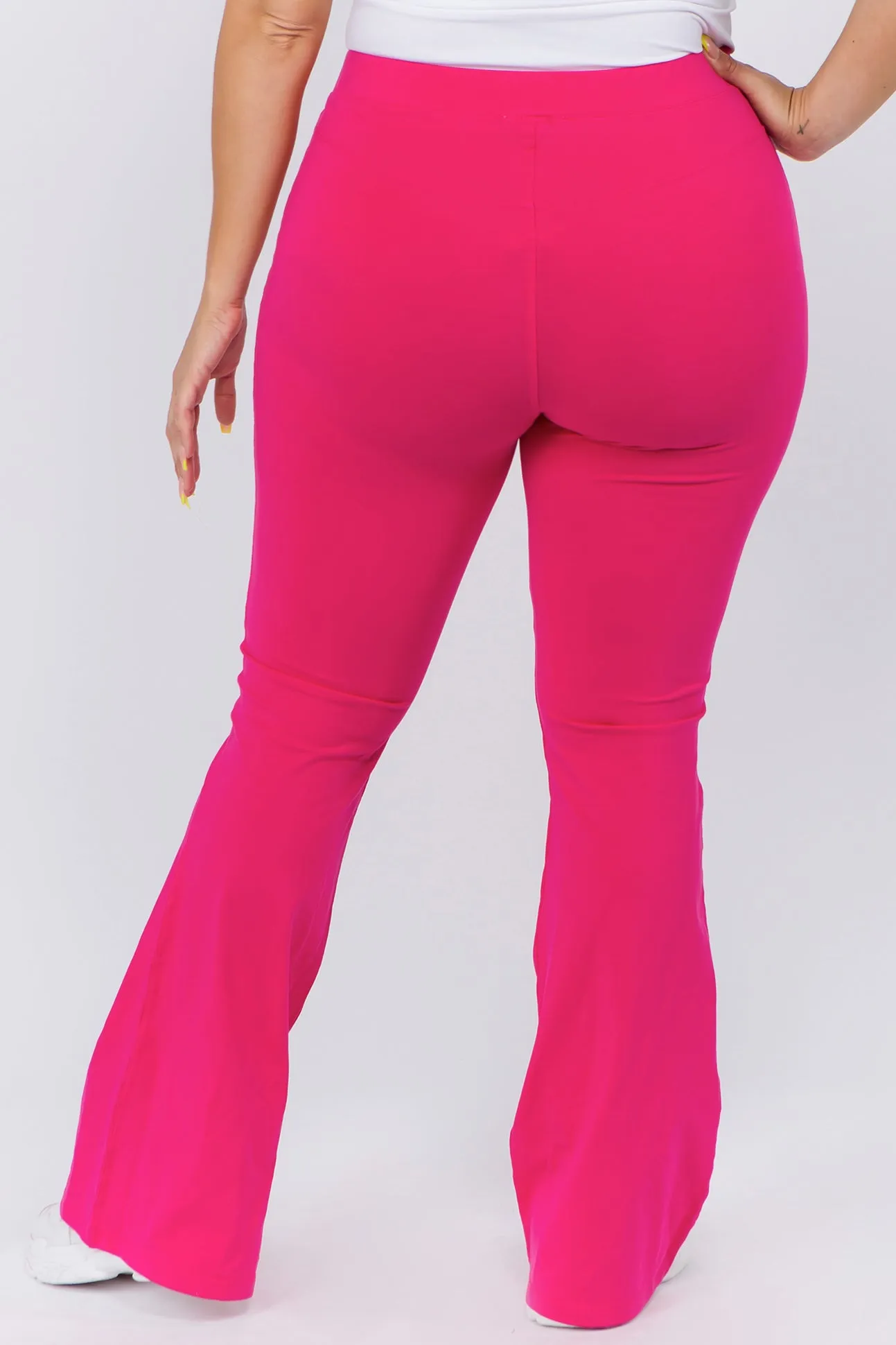 Plus Size Flared Out High Rise Leggings