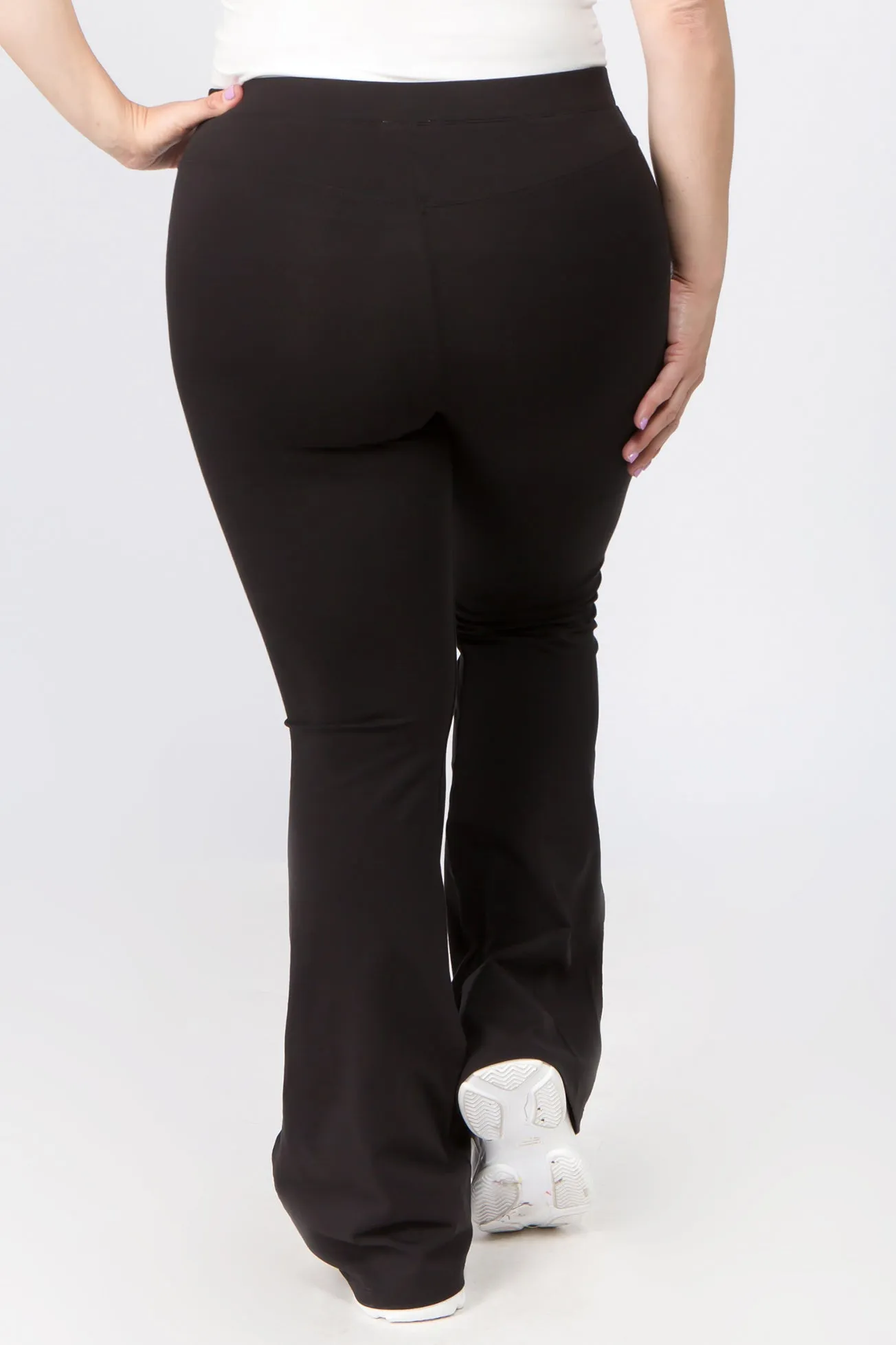 Plus Size Flared Out High Rise Leggings