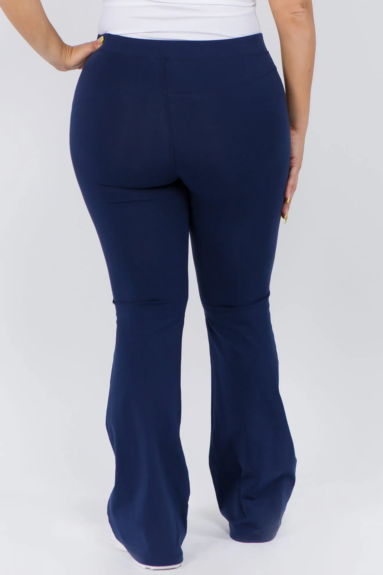 Plus Size Flared Out High Rise Leggings