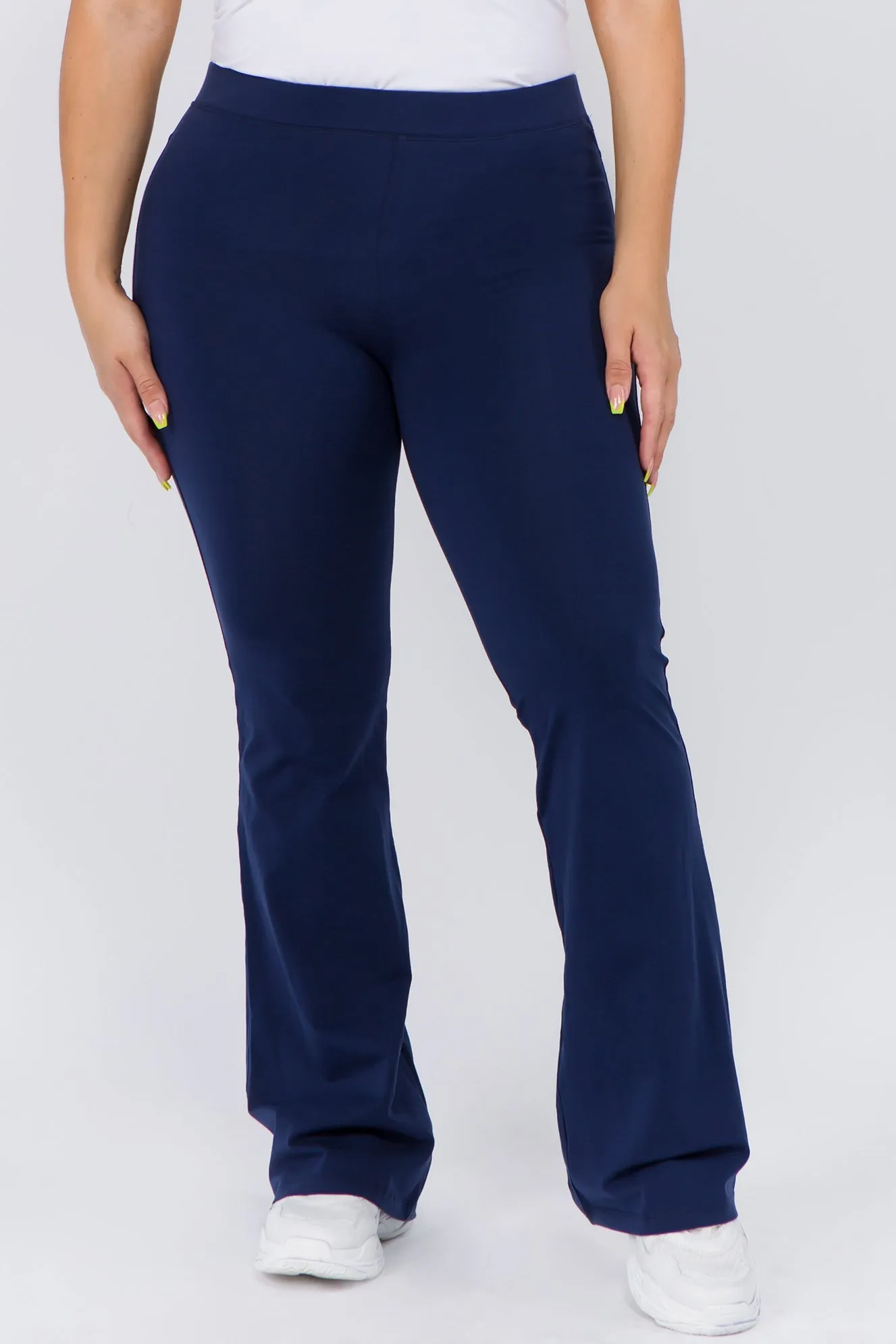 Plus Size Flared Out High Rise Leggings