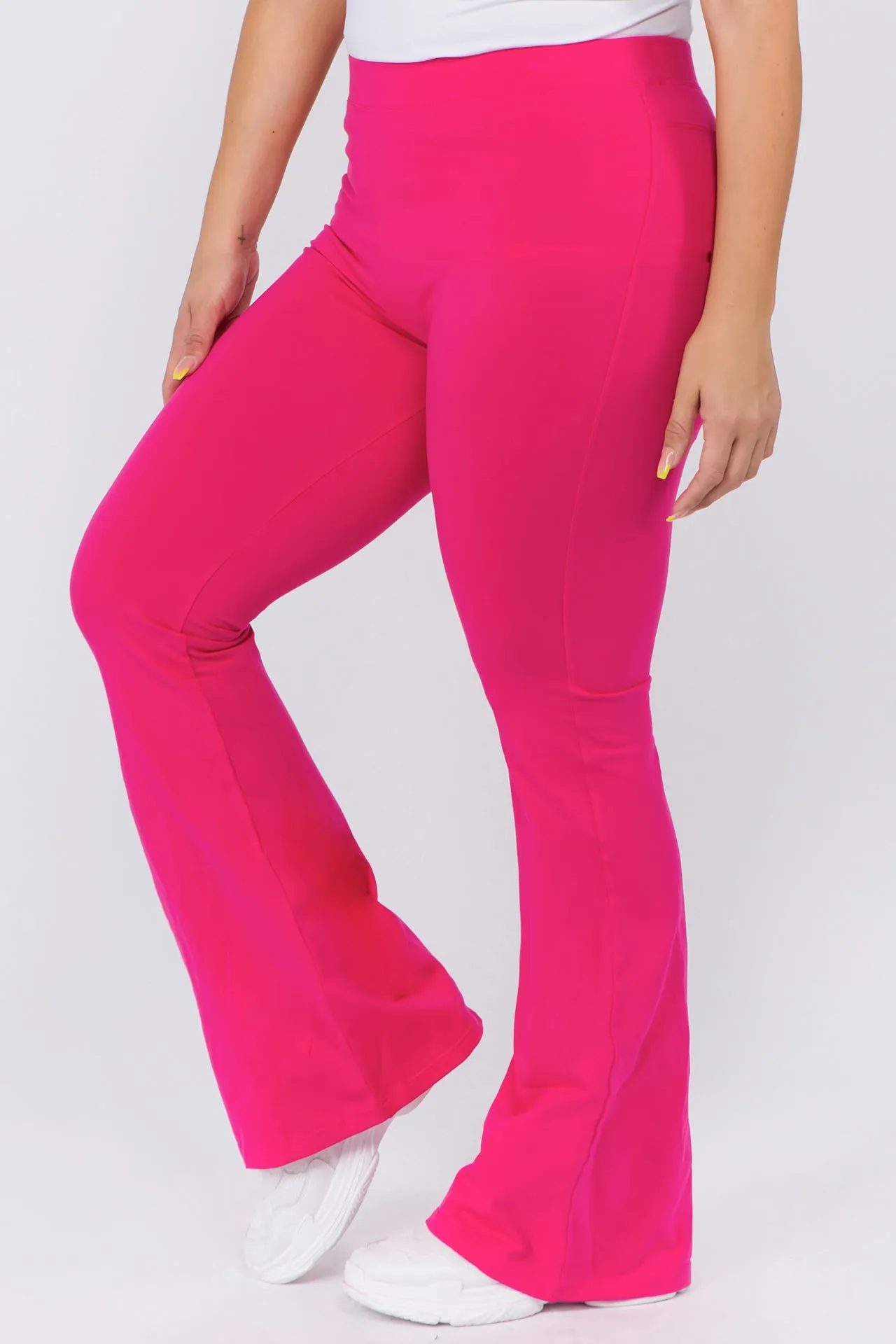 Plus Size Flared Out High Rise Leggings