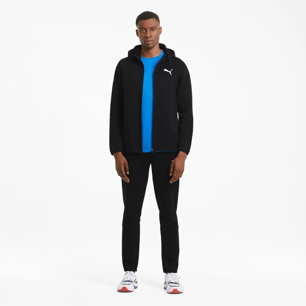 PUMA EVOSTRIPE FULL-ZIP MEN'S HOODIE BLACK