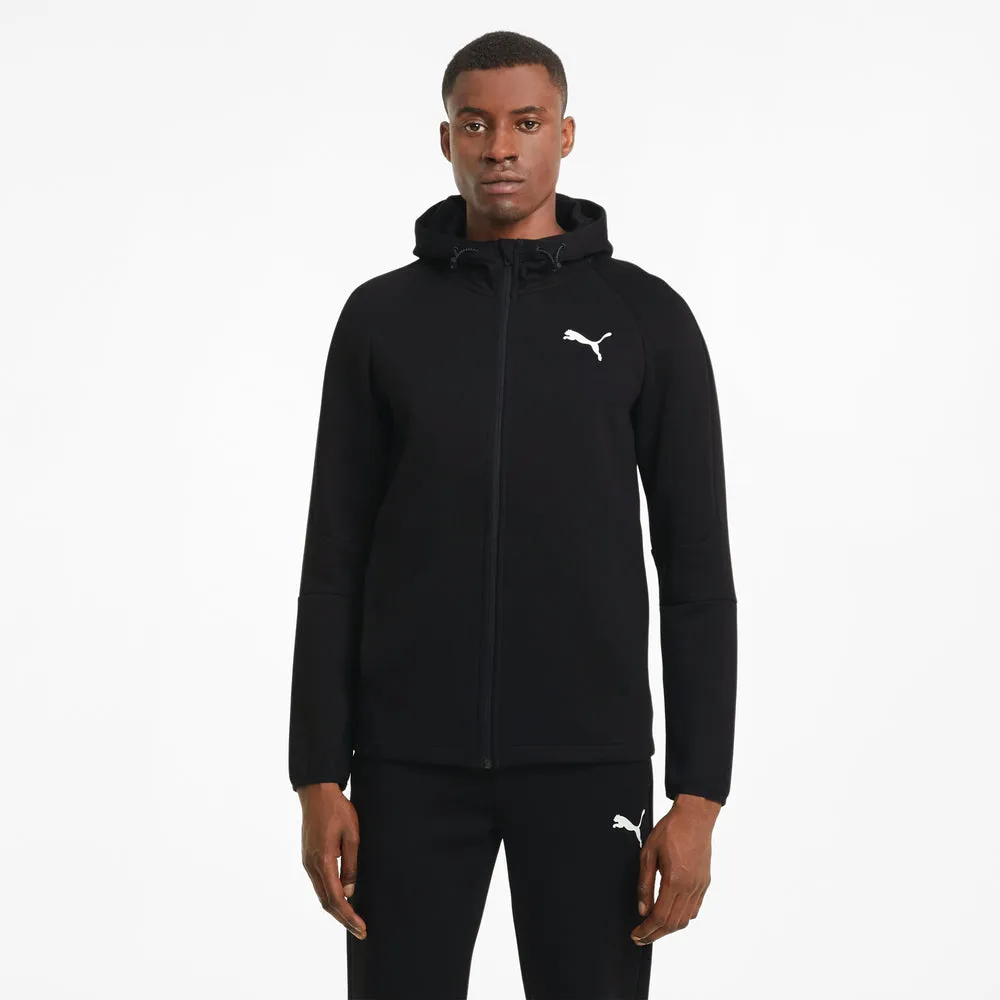 PUMA EVOSTRIPE FULL-ZIP MEN'S HOODIE BLACK