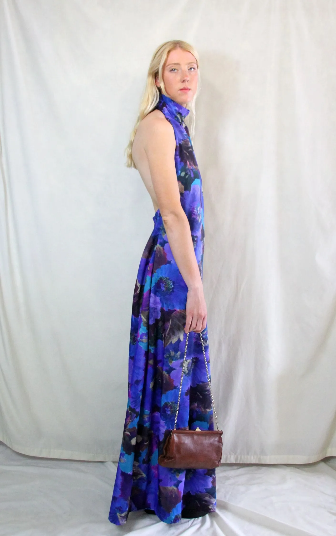 RENT Tall Handmade Floral Maxi Cocktail Dress