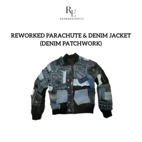 REWORKED Denim Patchwork Parachute Jacket (AW-24)