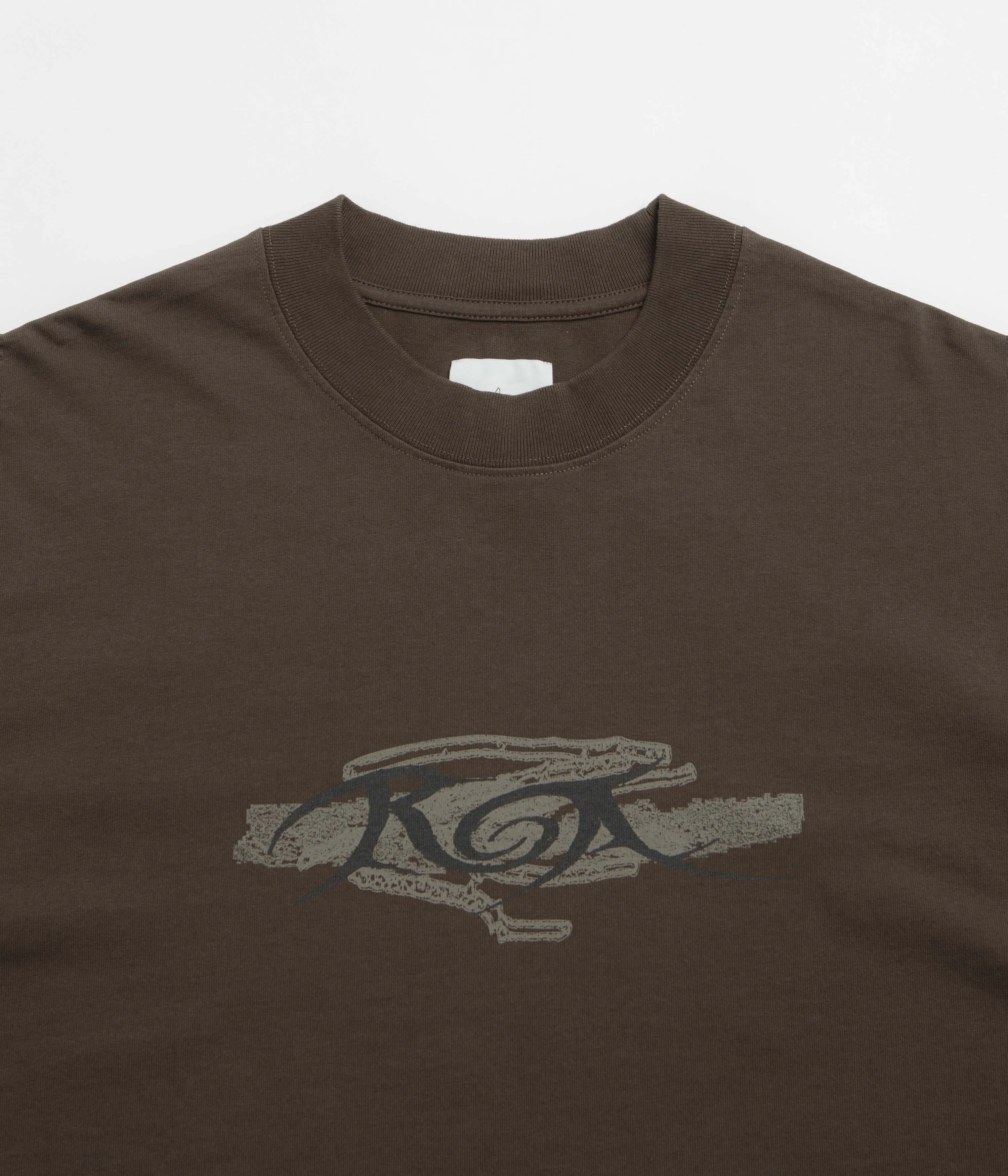 ROA Graphic Long Sleeve T-Shirt - Demitasse