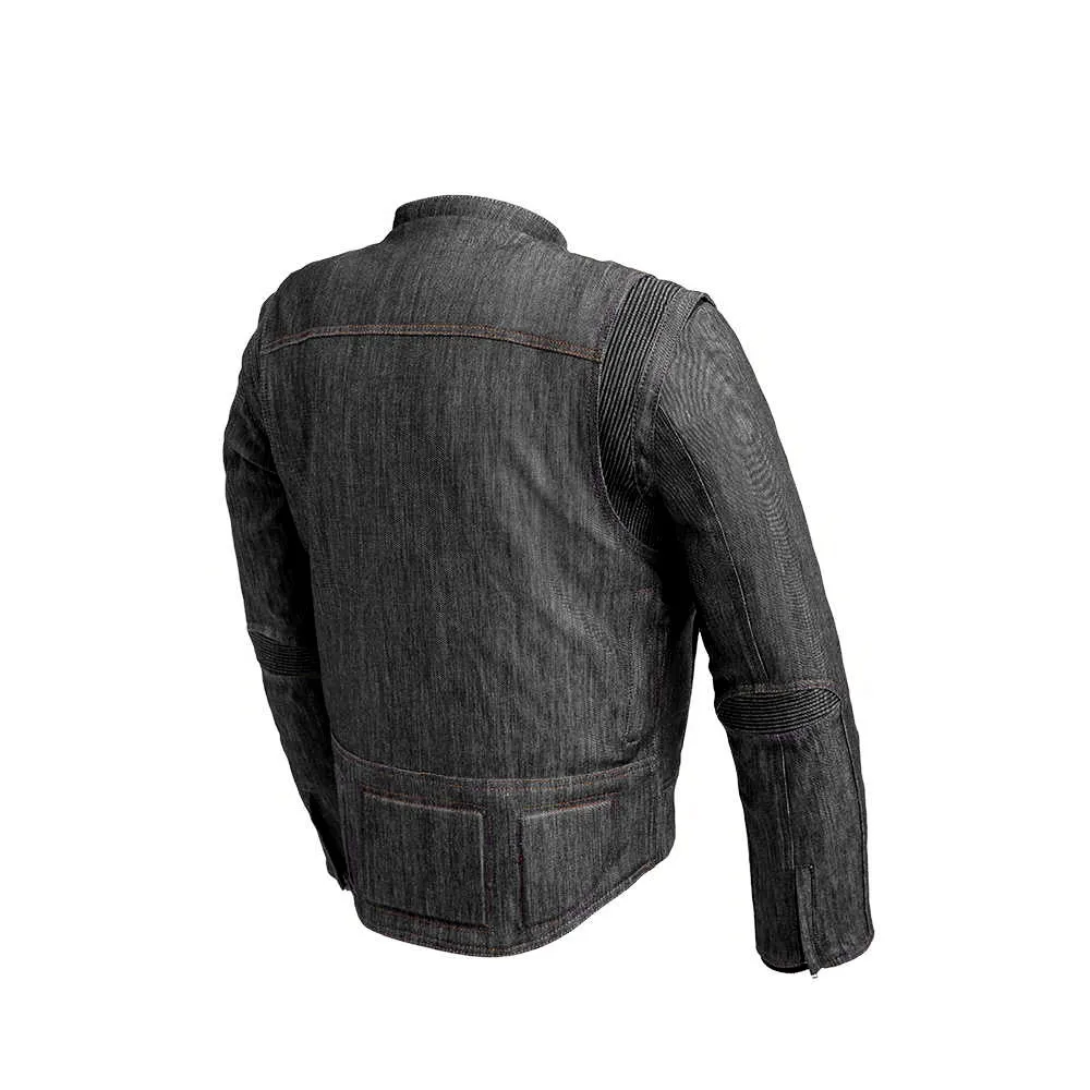 RYBAK Men's Denim Biker Club Jacket