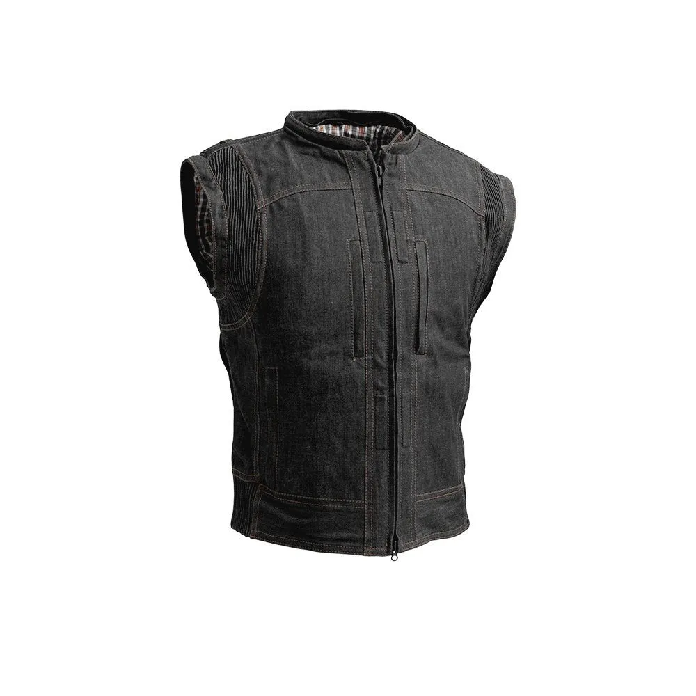 RYBAK Men's Denim Biker Club Jacket