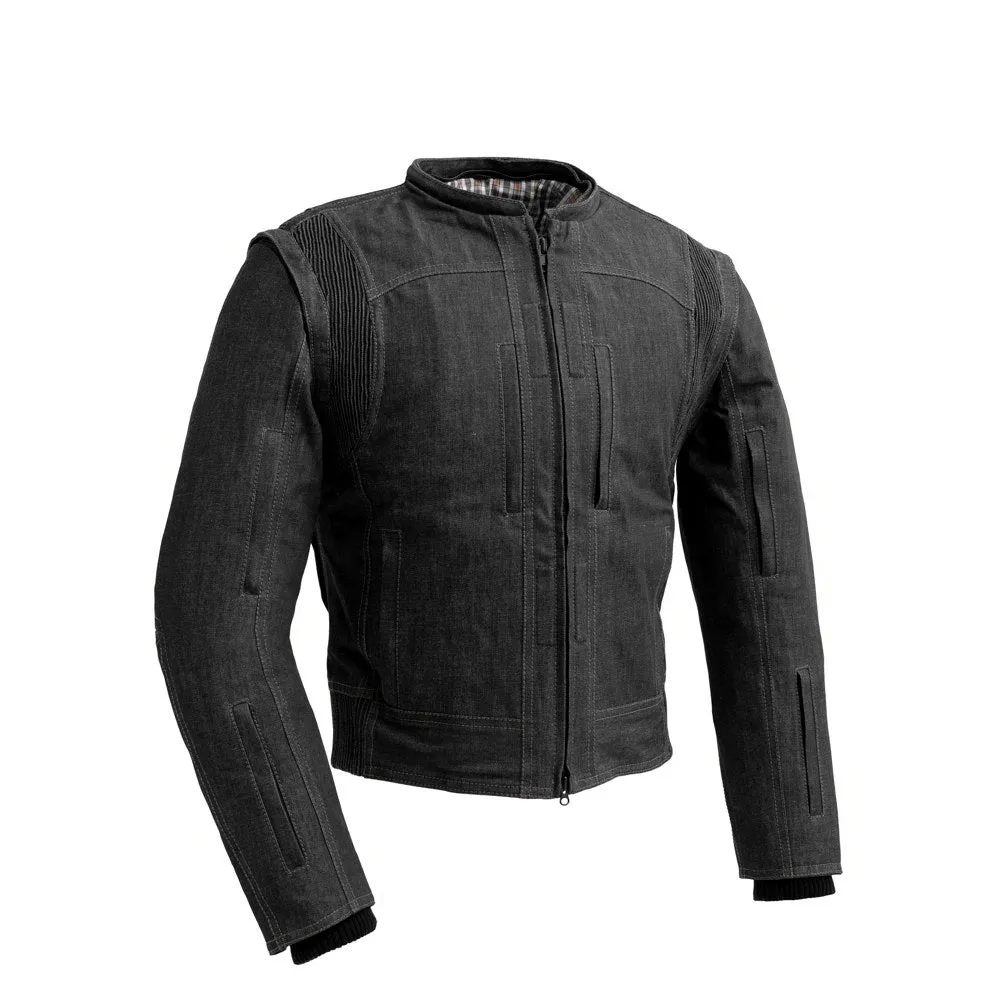 RYBAK Men's Denim Biker Club Jacket