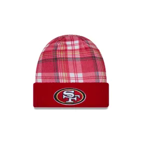 San Francisco 49ers NFL New Era Men's Red 2024 Official Sideline Statement Cuff Knit Hat