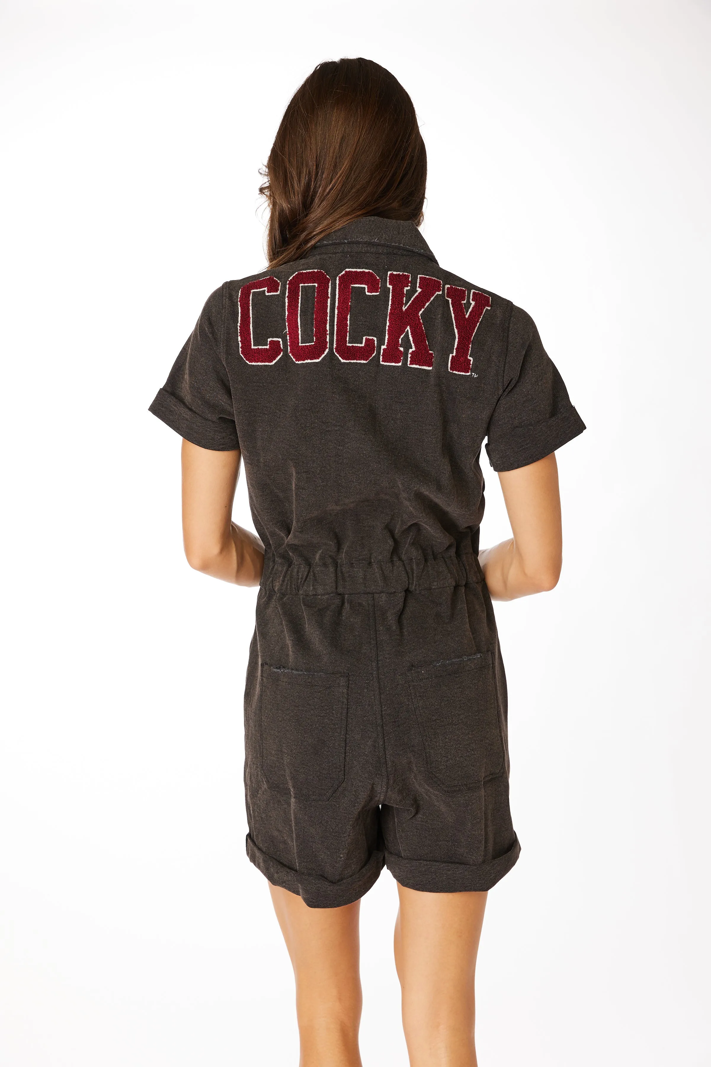 SE "Cocky" Denim Romper