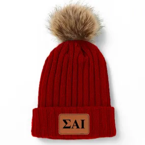 Sigma Alpha Iota Pom Pom Beanie Hat