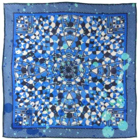 Silk Chiffon Scarf (65cm) - Betty Blue