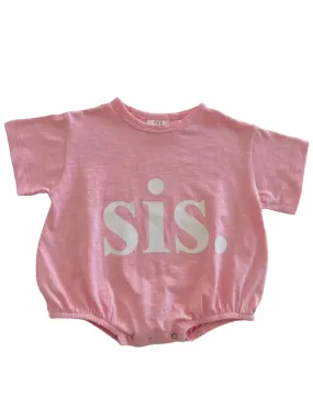 SIS Pink / Organic Graphic T-Shirt Bubble