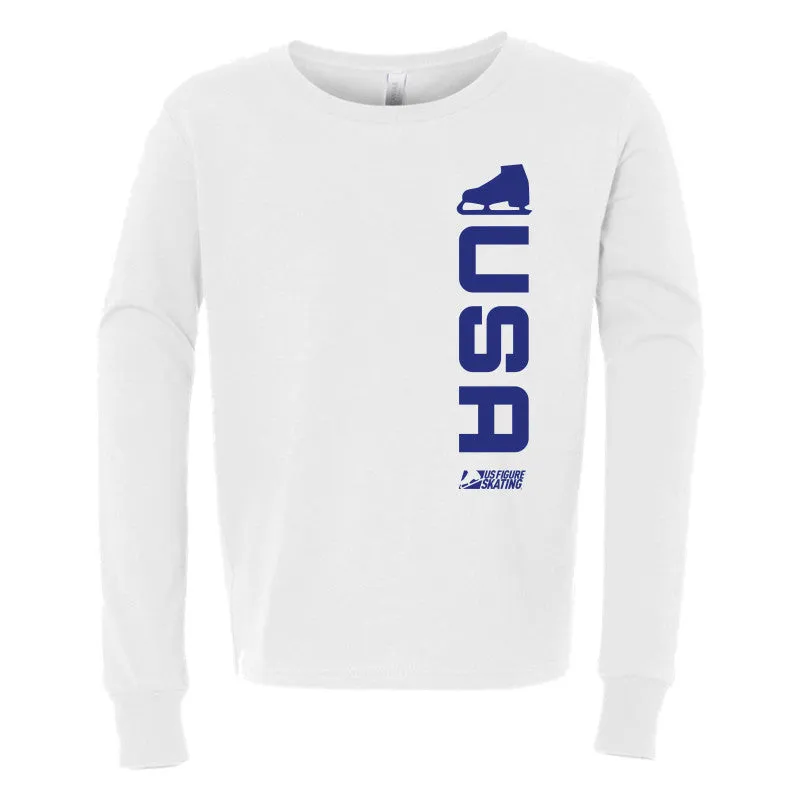 Skate USA, Youth Jersey Long Sleeve Tee