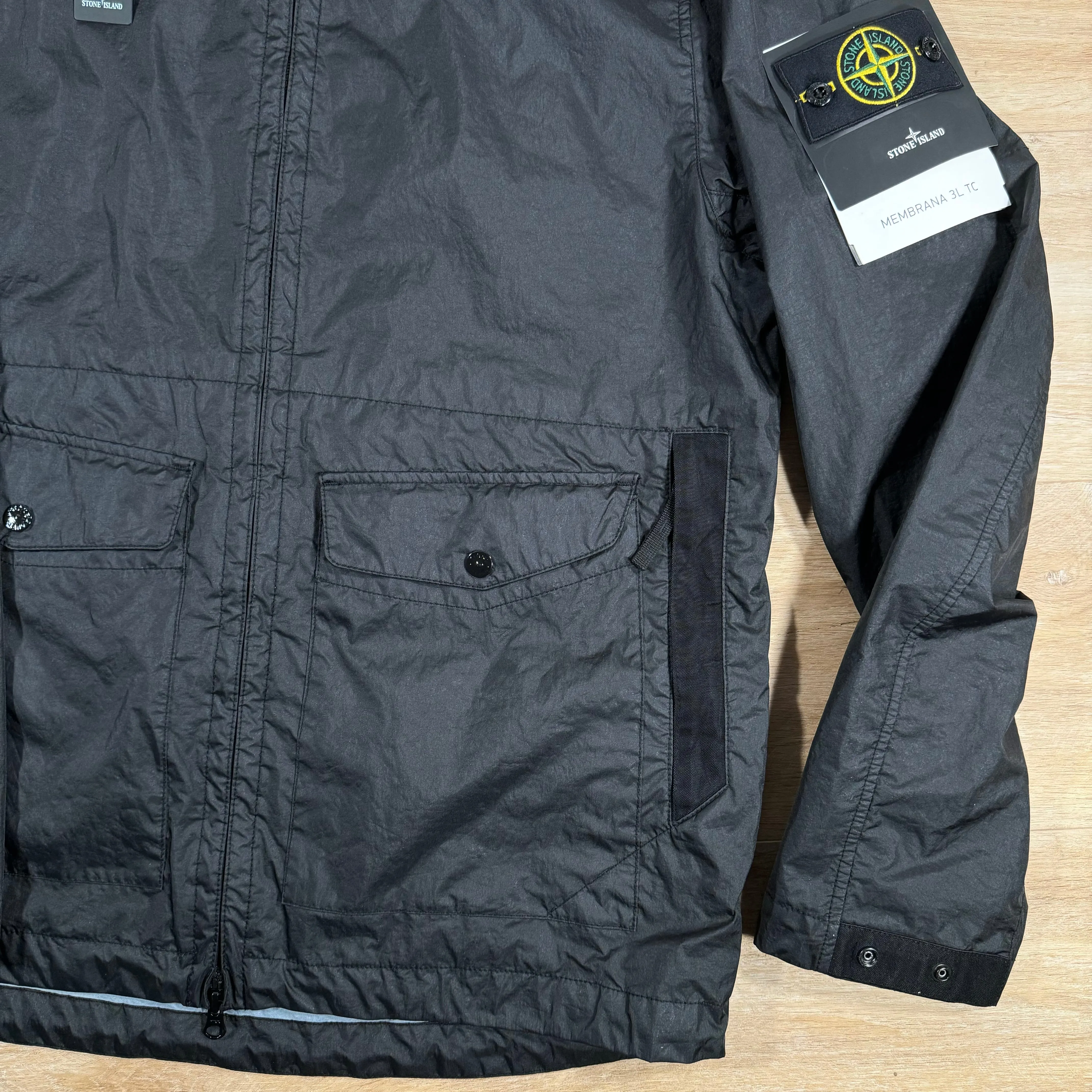 Stone Island Membrana 3L TC Jacket in Black